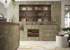 London Mini Bricks Italian Porcelain Tile 60x240mm Moss Green Décor