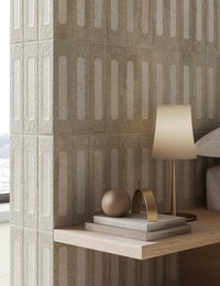 London Mini Bricks Italian Porcelain Tile 60x240mm Smoke Décor tile, view 5 - Tile Touch