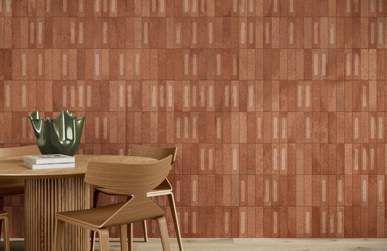 London Mini Bricks Italian Porcelain Tile 60x240mm Rose Décor