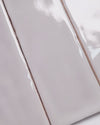 Kiko Subway Grey Gloss Ceramic Tile 76x302mm