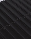 Gracemere Black Matt Concave Kit Kat Finger Mosaic Tile