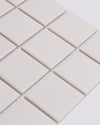 Bridges Ivory Unglazed Full Body Porcelain Square Mosaic Tile 48 x 48mm