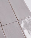 Exville Silver Grey Gloss Spanish Tile 75x150mm