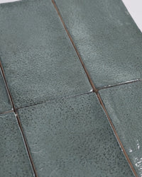 Exville Dark Sage Green Gloss Spanish Tile 75x150mm