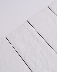 Ellerston White Rustic Brick Look Tile 60 x 250mm
