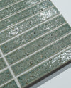 Hatsuborder Aqua Blue Japanese Hand Crafted Kit Kat Mosaic Tile 23x152mm Close Video