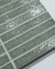 Hatsuborder Aqua Blue Japanese Hand Crafted Kit Kat Mosaic Tile 23x152mm Close Video