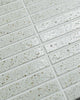 Hatsuborder White Speckle Japanese Hand Crafted Kit Kat Mosaic Tile 23x152mm Close Video