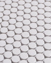 Vogue White Gloss Penny Round Mosaic