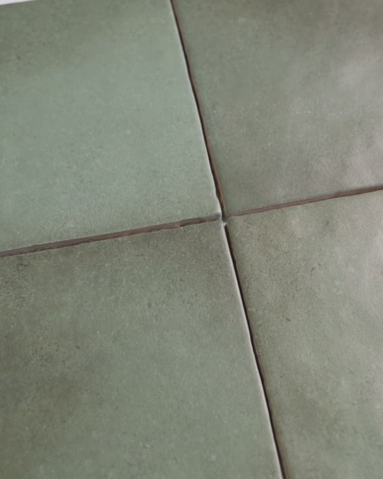 Rimtou Olive Green Matt Tile 132x132mm