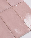 Exville Dusty Pink Gloss Spanish Tile 75x150mm