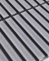Gracemere Bone Grey Speckle Gloss Concave Kit Kat Finger Mosaic Tile
