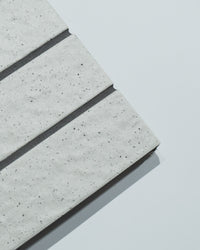 Sabi White Japanese Handcrafted Rectangle Mosaic Matt 45x195mm Close Video
