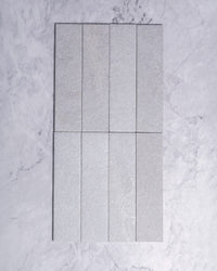 Arkiquartz Pumice Stone Look Italian Brick Subway Tile 75x300mm tile, view 2 - Tile Touch