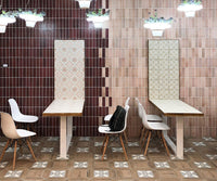Rimtou Burgundy Subway Matt Tile 65x200mm tile, view 3 - Tile Touch