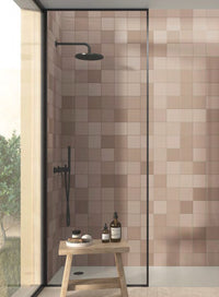 Laia Spanish Square Matt Porcelain 123x123mm Latte Brown tile, view 3 - Tile Touch
