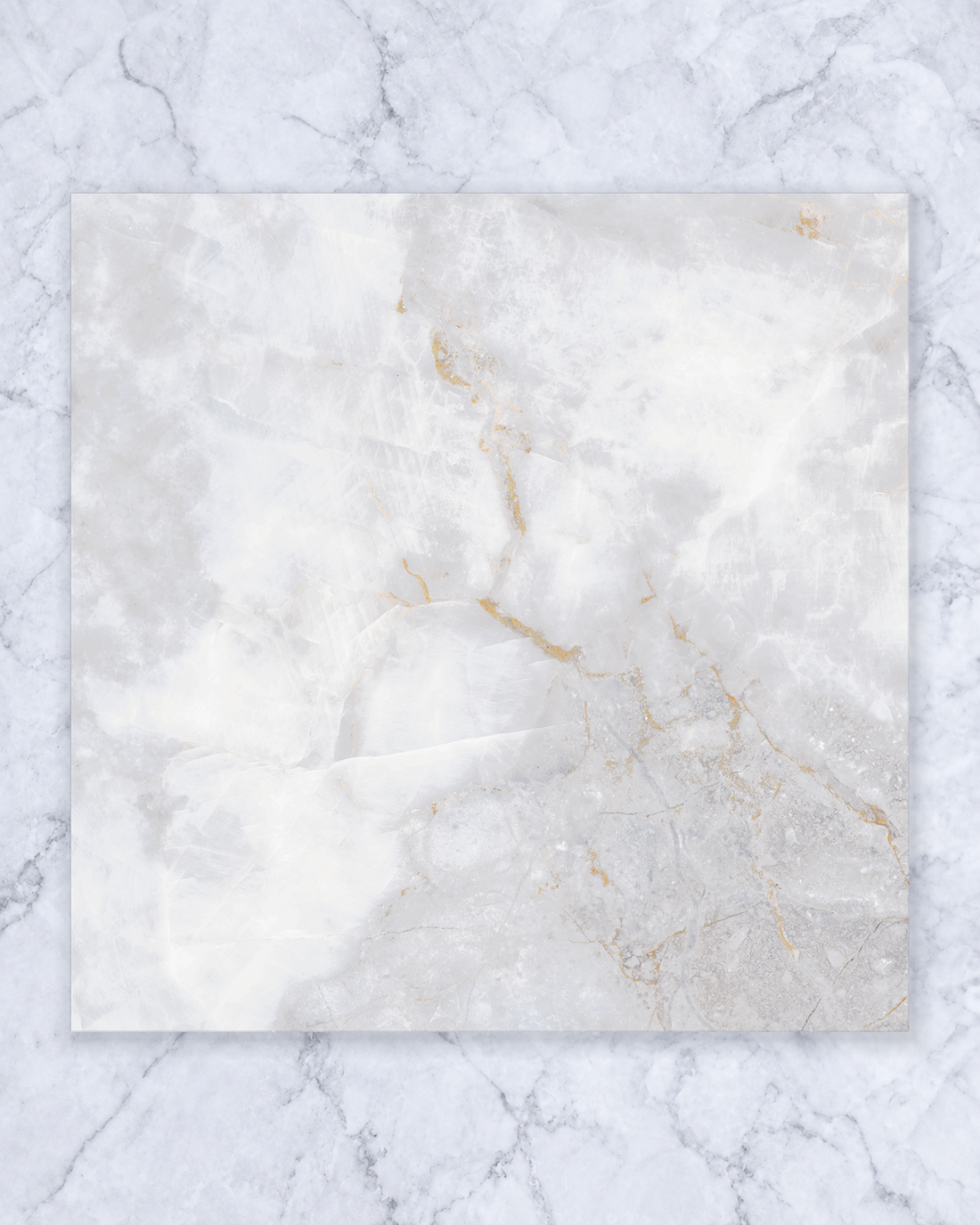 Safra Pearl White Matt 600x600mm