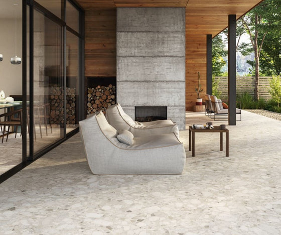 Diara Ceppo Di Gre Stone Look Italian Porcelain Tile Ivory 300x600mm